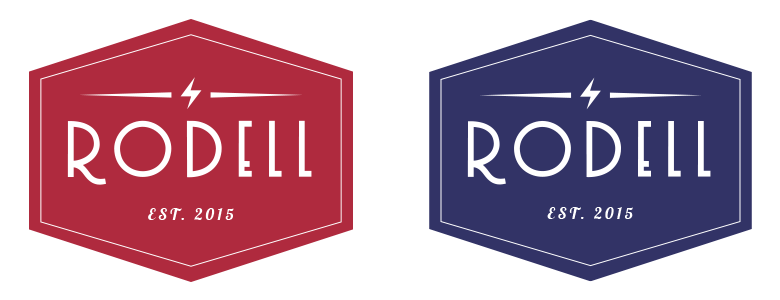 Rodel logo design badges